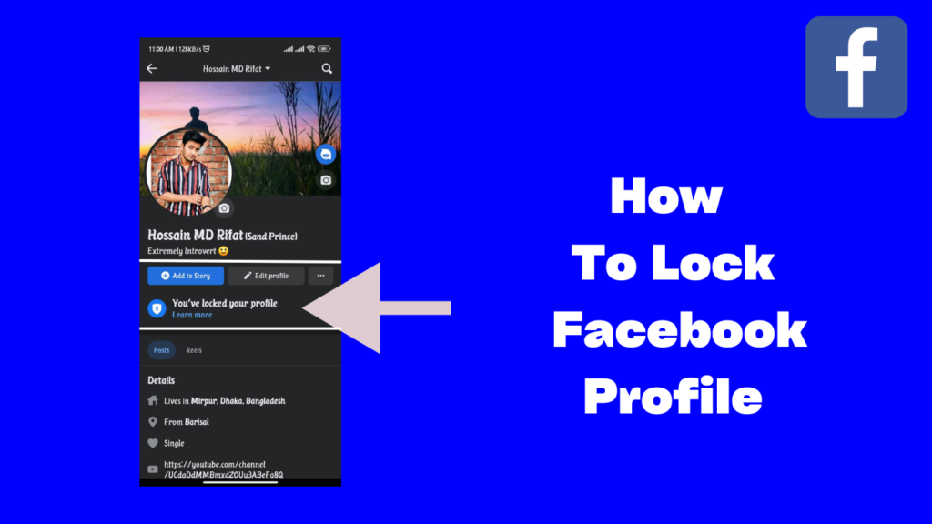 How to Lock Facebook Profile Learn With Mukul